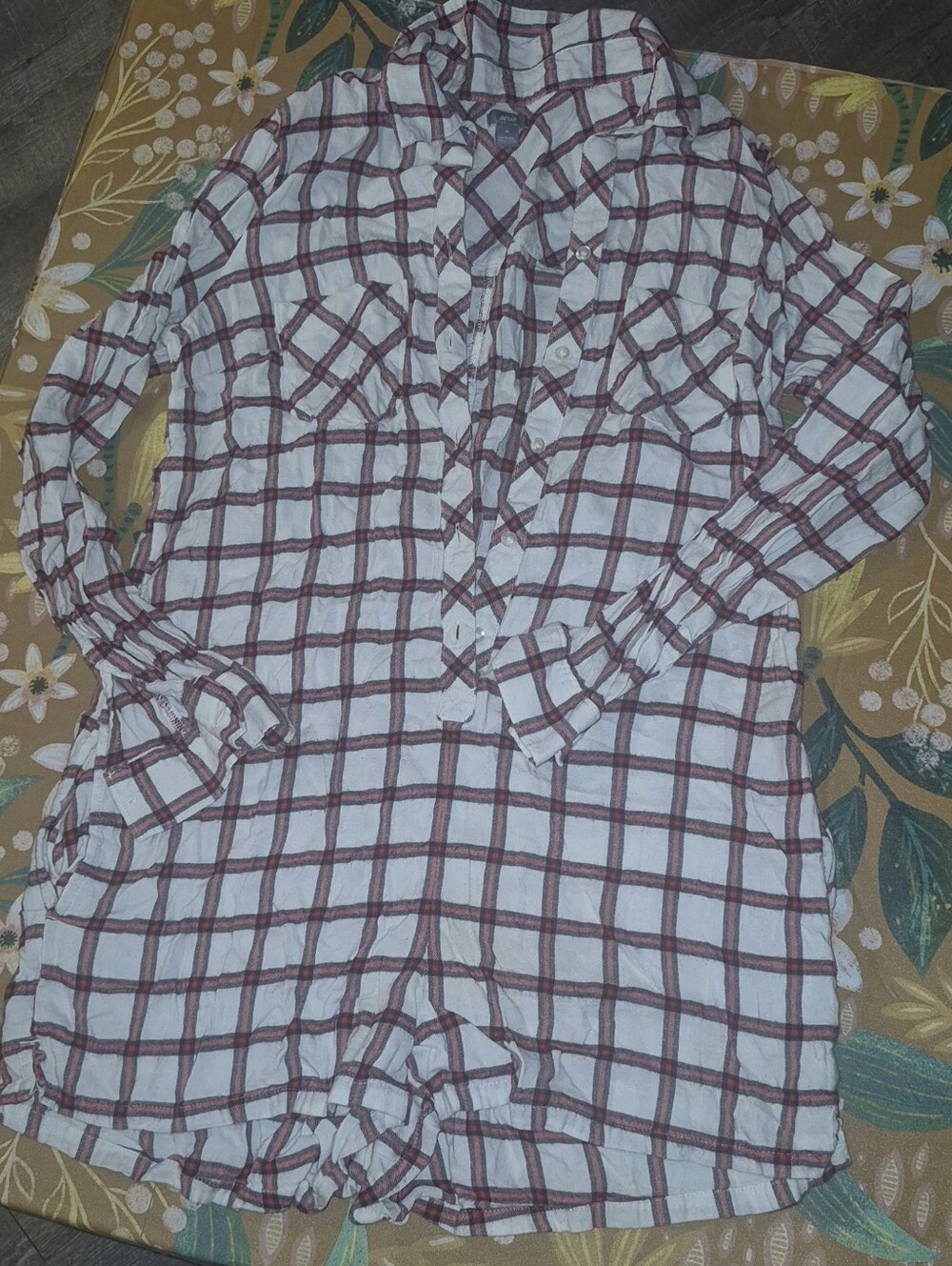 Aerie Flannel Pajama Romper